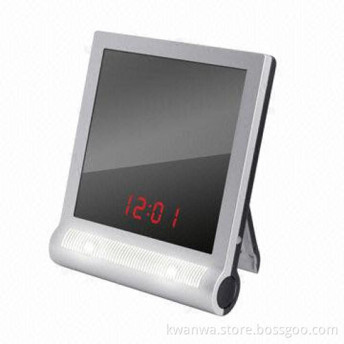 Mirror Alarm Clock with Sound, Constant Controls and Shake Functions, Made of ABS Material